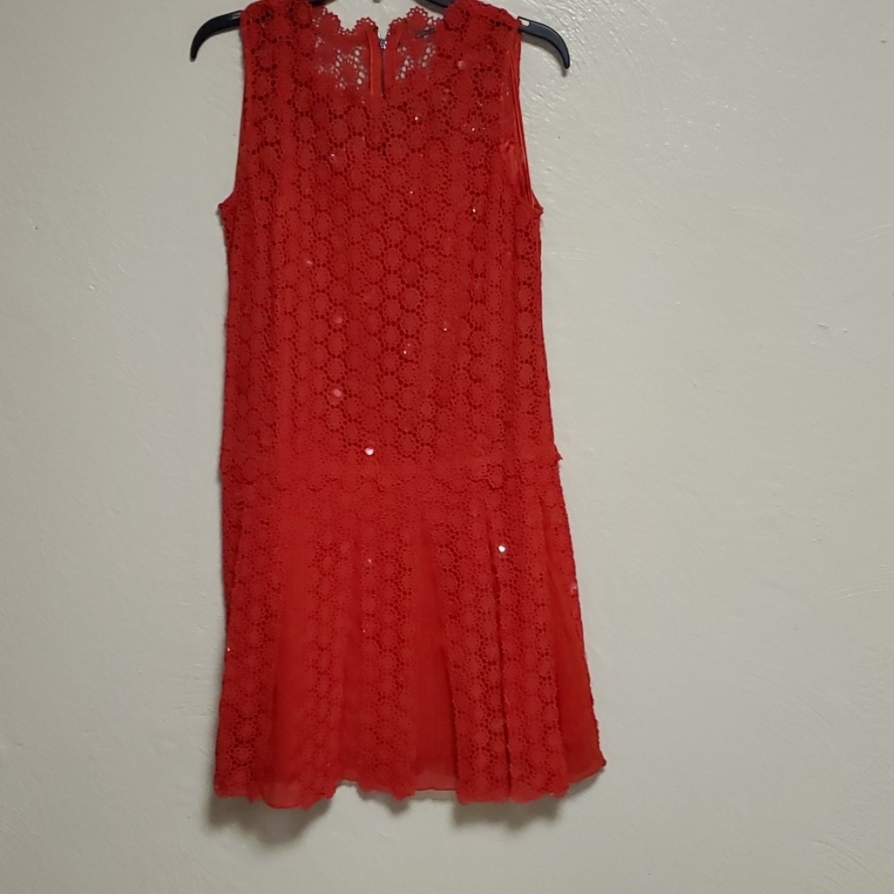 Elie Tahari BELLA dress in redstone